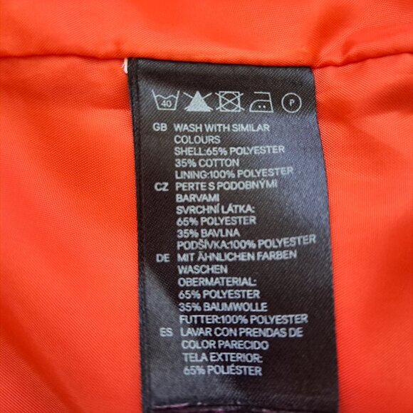 Divided Women Trench Belted Coats Bold Red/Orange Size 6 - Picture 9 of 9